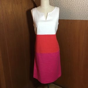 Talbots Size 2  Color Block Shift Dress
